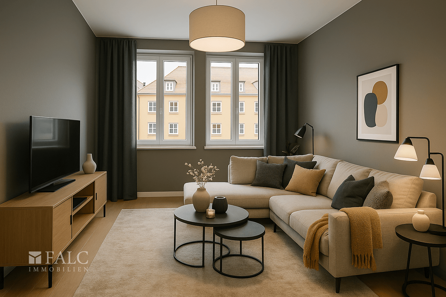 Visualisierung Wohnzimmer